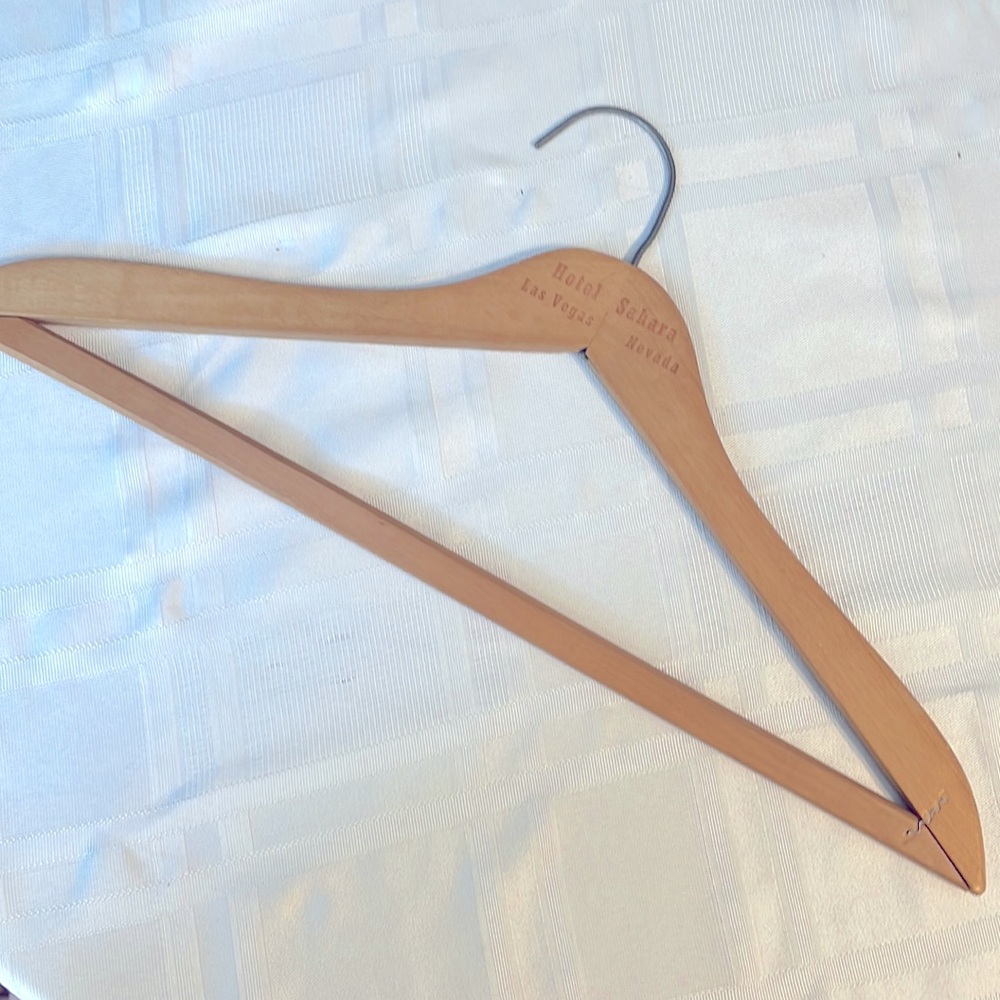Vintage, Hotel, Sierra, Las Vegas, Nevada wooden hanger